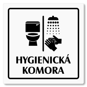 Hygienická komora, 100x100mm, bílá, Arizona